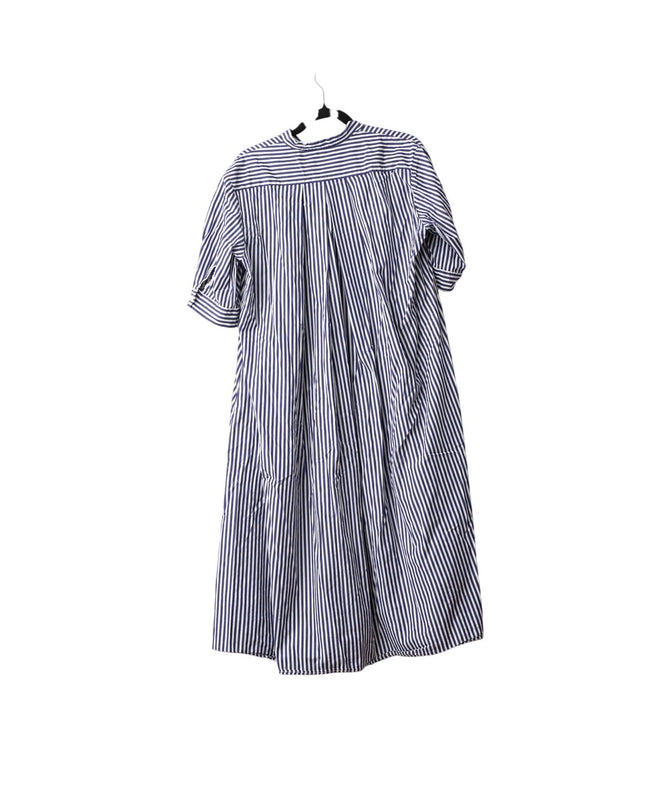 Martin Grant Oversize Blue Strips Cotton Tunic Dress