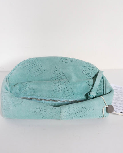 BY FAR hobo suede bag in Green