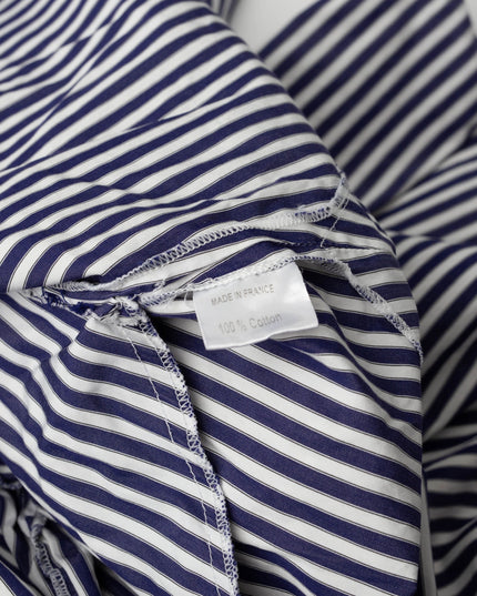 Martin Grant Oversize Blue Strips Cotton Tunic Dress