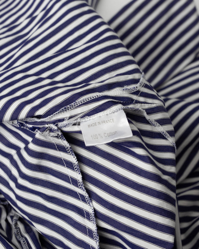 Martin Grant Oversize Blue Strips Cotton Tunic Dress
