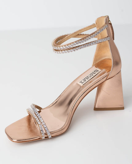 Badgley Mischka Women's Lillie Embellished Strappy High Heel Sandals