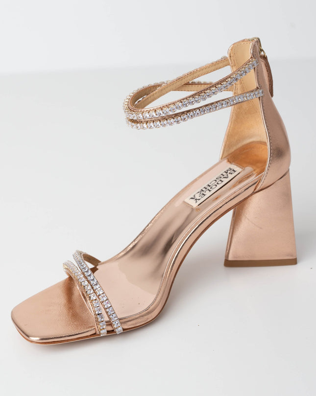 Badgley Mischka Women's Lillie Embellished Strappy High Heel Sandals