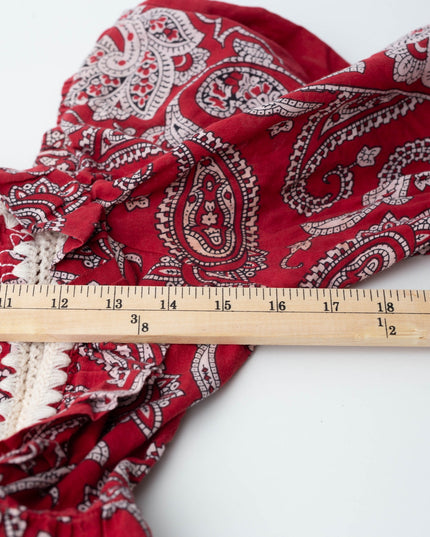 Sea New York Theodora Red Cotton Top
