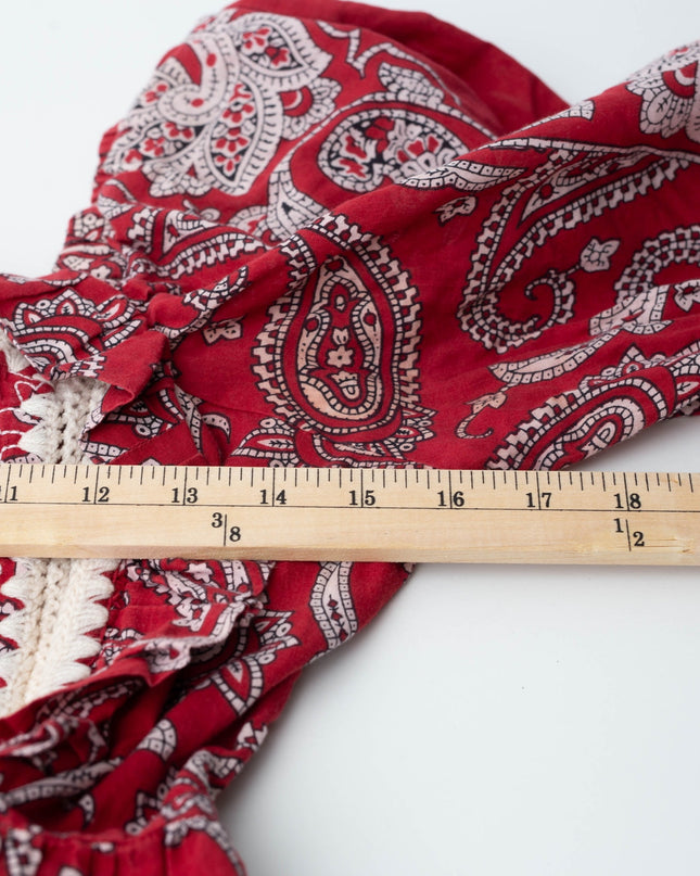 Sea New York Theodora Red Cotton Top