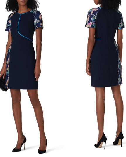 Jason Wu x RTR  Navy Floral Sheath