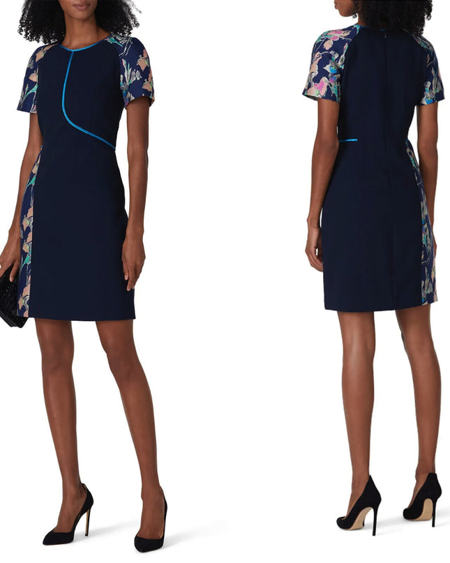 Jason Wu x RTR  Navy Floral Sheath
