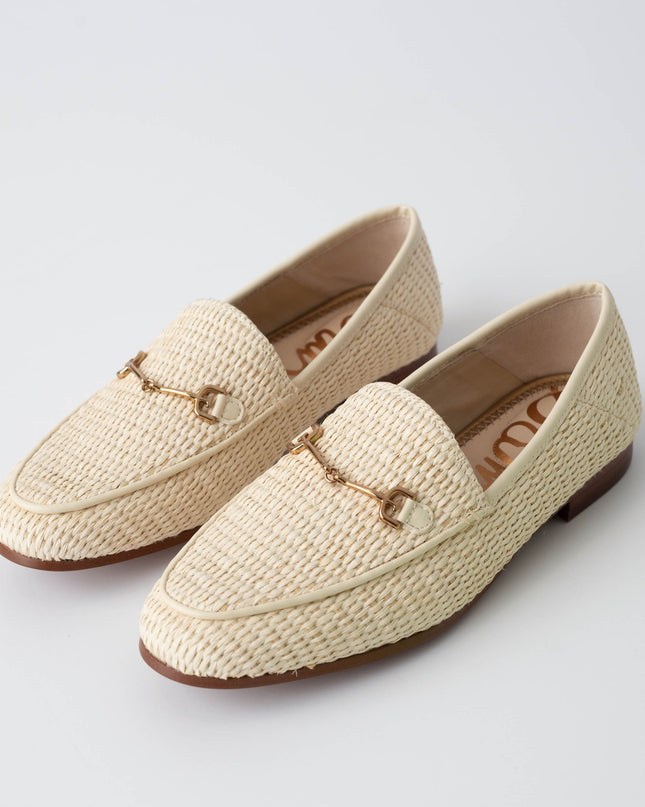 Sam Edelman Loraine Bit Loafer in Linen Raffia