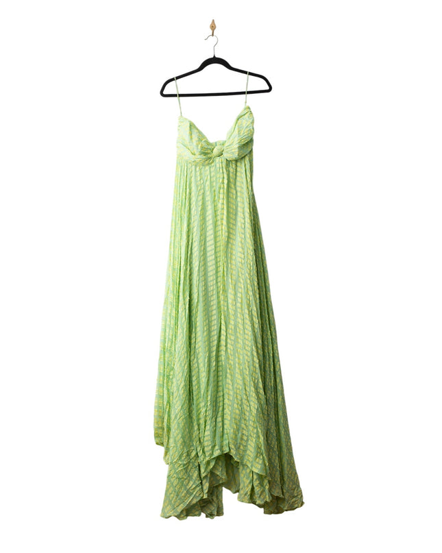 Alexis Elea Green Abstract Dress
