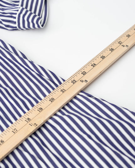 Martin Grant Oversize Blue Strips Cotton Tunic Dress