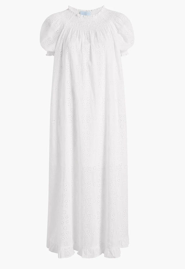 Hill House Home The Eyelet Caroline Nap Dress in White