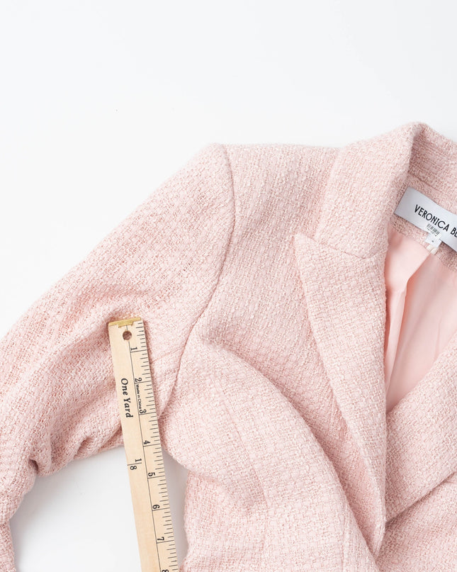 Veronica Beard Pink Ryland Dickey Jacket