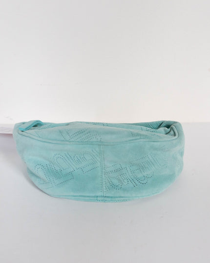 BY FAR hobo suede bag in Green