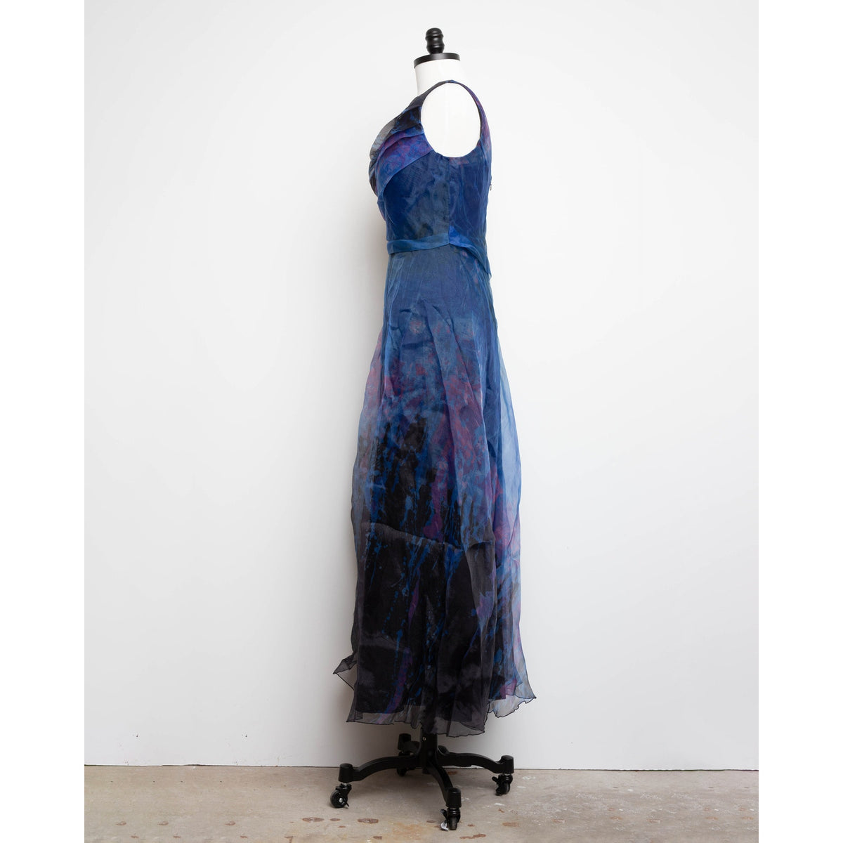 Rene Ruiz Collection Blue Organza Gown Size 4