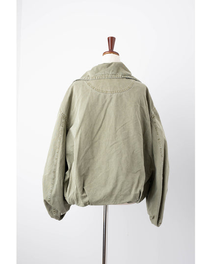Co Green Rolled Collar Jacket
