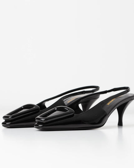 Saint Laurent Women's 24 Slingback Kitten Heel Pumps