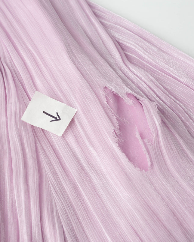 Badgley Mischka Pink Drape Dolman Gown