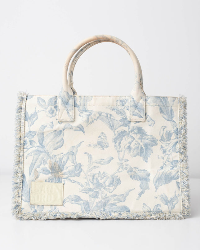 Sandro Kasbah Blue Floral Bag