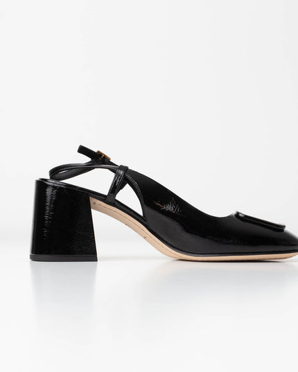 Tory Burch Georgia slingback 70mm Patent Leather Pumps