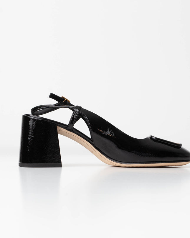 Tory Burch Georgia slingback 70mm Patent Leather Pumps
