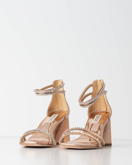 Badgley Mischka Women's Lillie Embellished Strappy High Heel Sandals