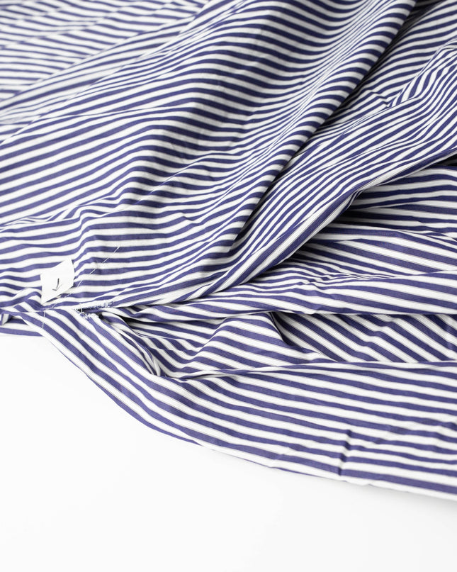 Martin Grant Oversize Blue Strips Cotton Tunic Dress