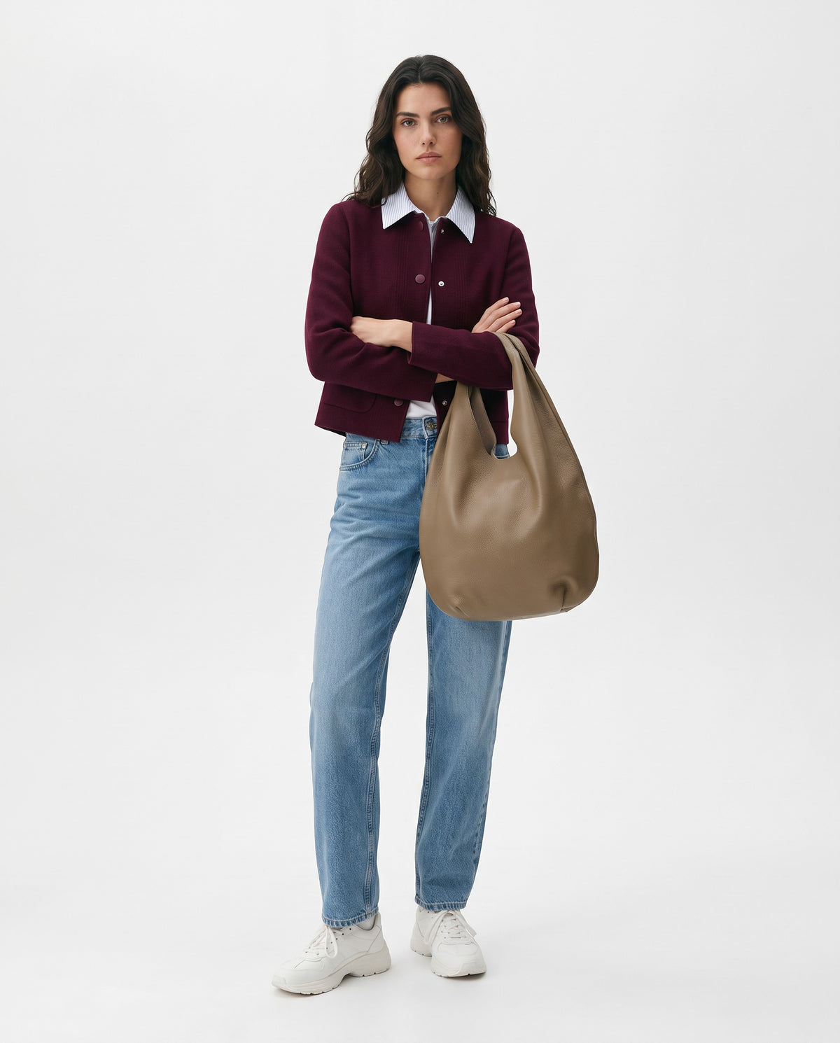A.P.C. Le Neige Leather Bag