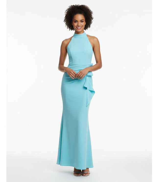 Chiara Boni La Petite Robe Gudrum Blue Long Dress