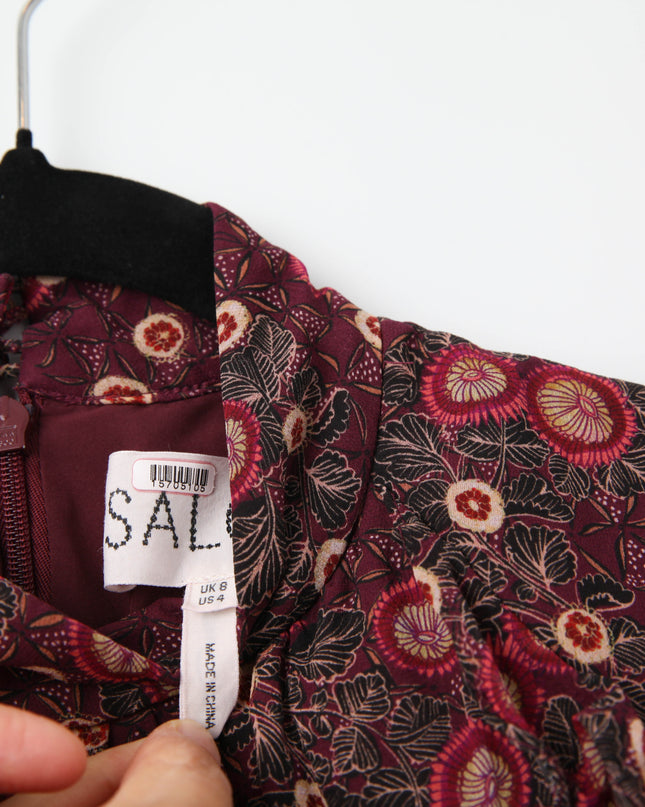 SALONI Akina Wine Jacqui-B Dress