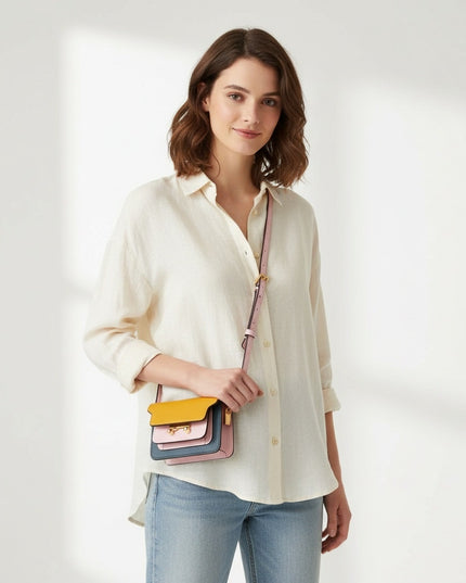 MARNI Cross-body bags in Marigold