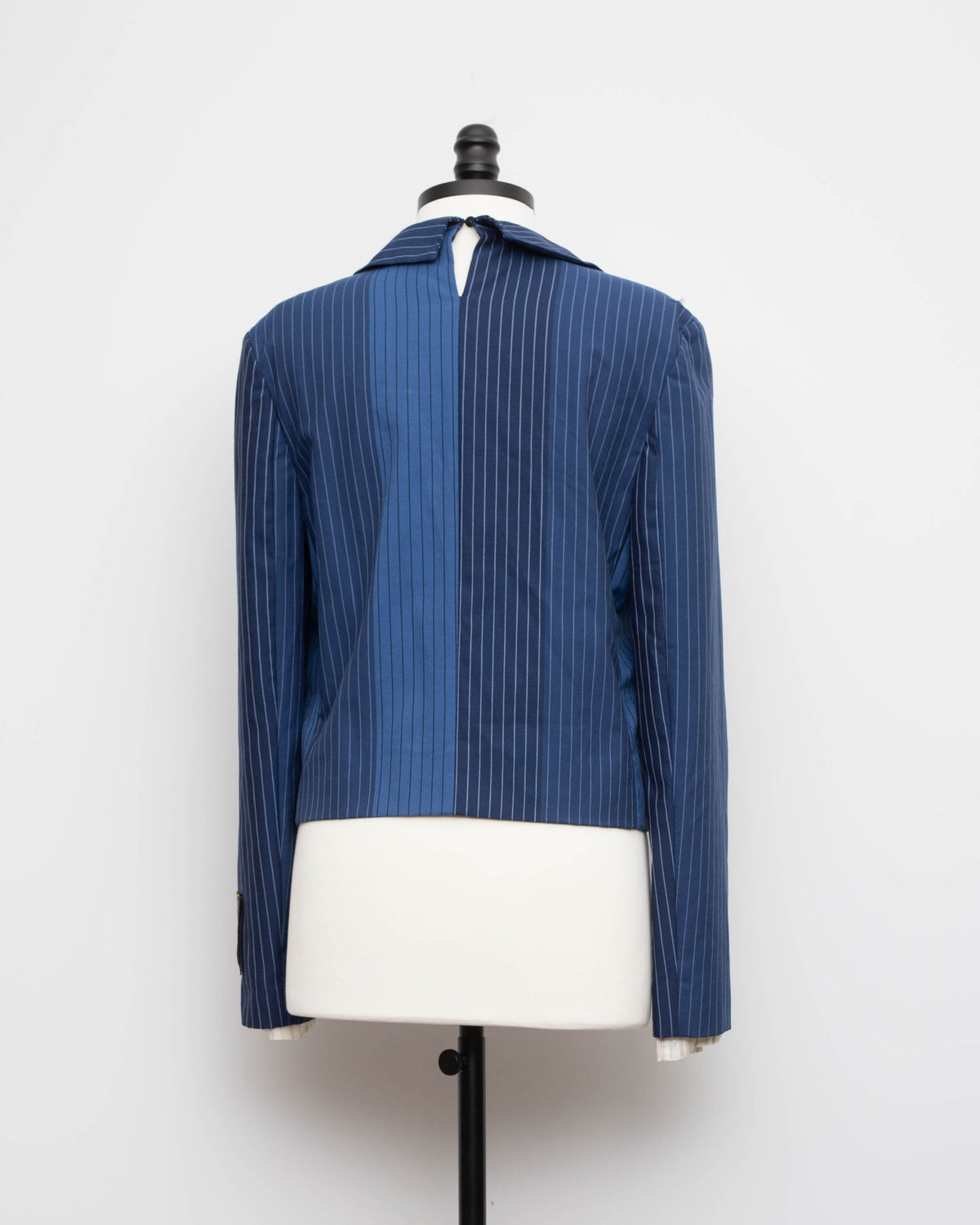 MARNI virgin wool pinstripe jacket in Blue