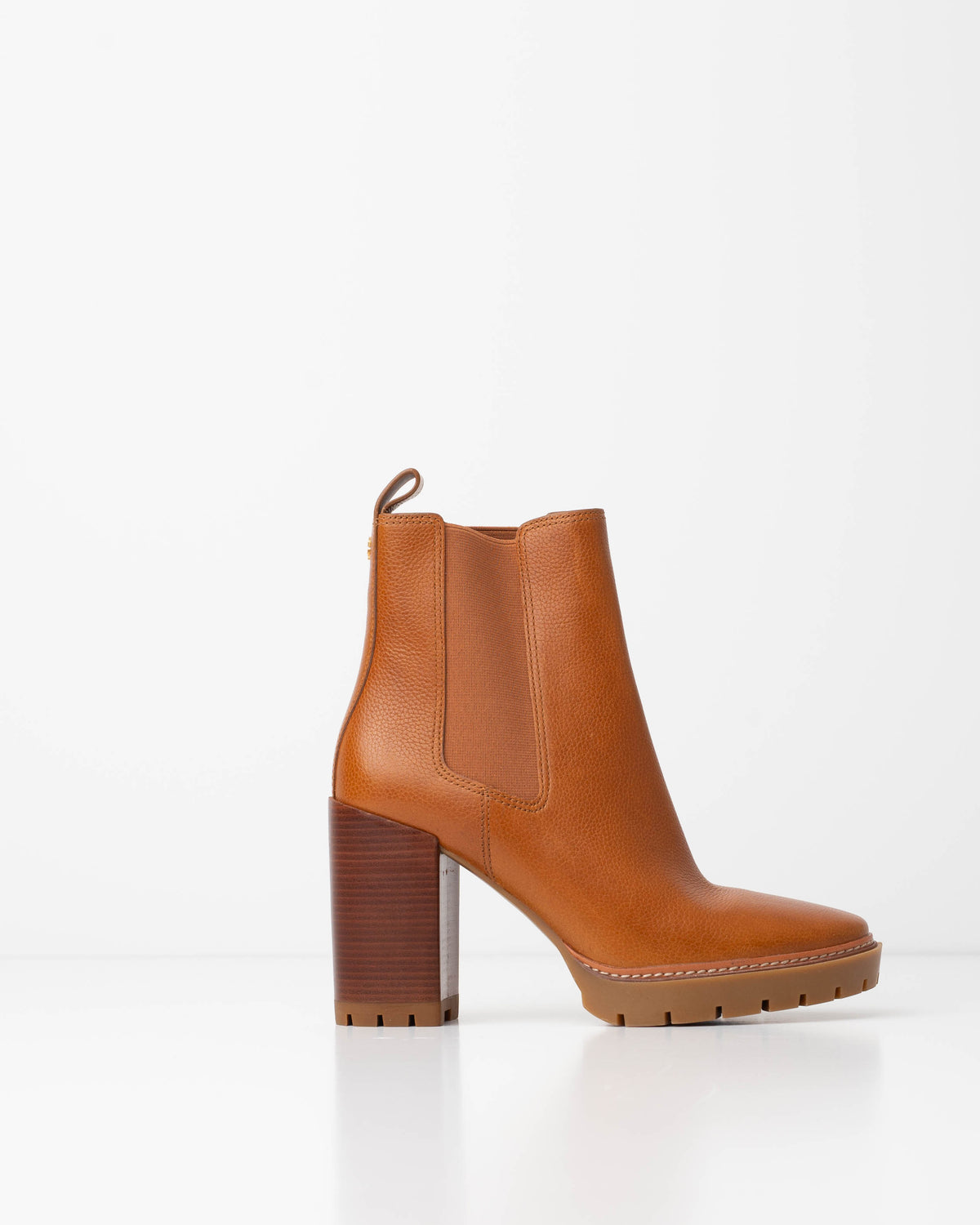Tory Burch Carson Lug Sole High Heel Boots — Size 10 NWT
