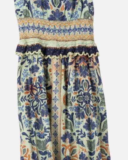 FARM Rio Ocean Tapestry Maxi Dress