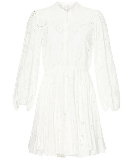 Maje Rapala White Mini Dress
