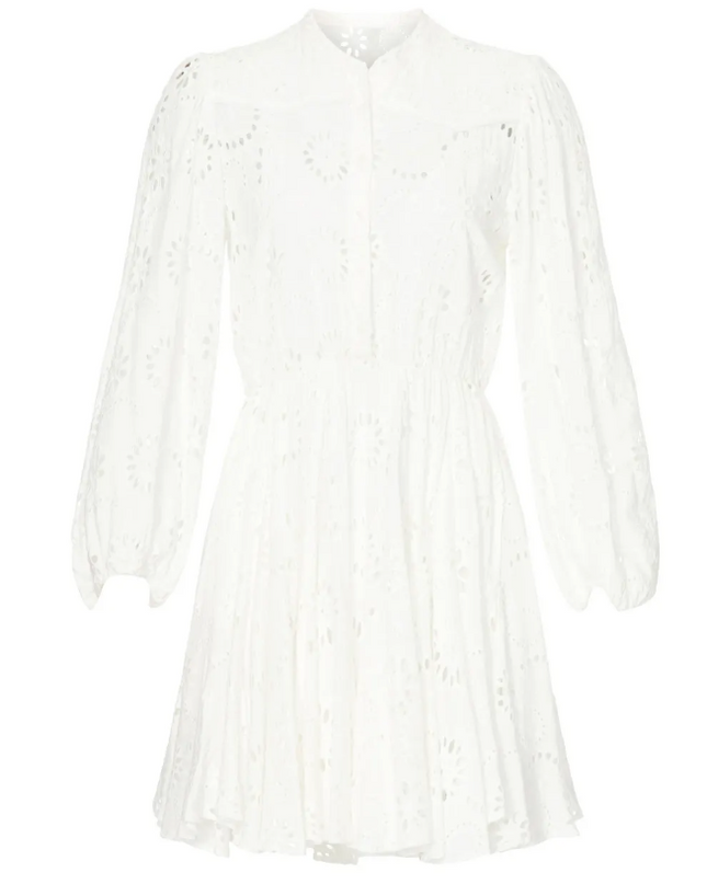 Maje Rapala White Mini Dress