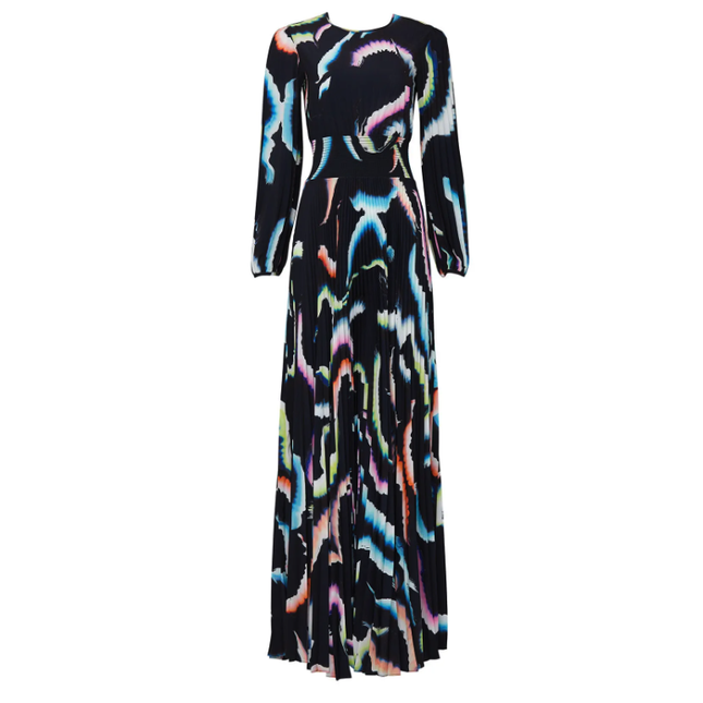 A.L.C.  Leah Pleated Maxi Dress