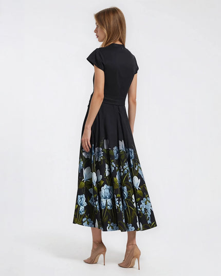 Sachin & Babi Gannika Floral Midi-Dress Size 8 - Pre-owned