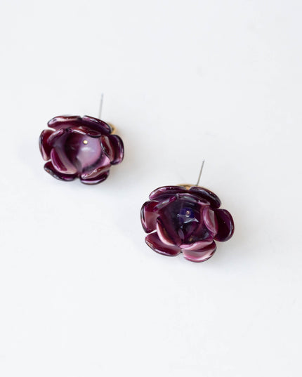 Lele Sadoughi Rose Petal Earrings