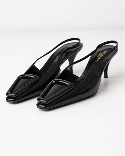 Saint Laurent Women's 24 Slingback Kitten Heel Pumps