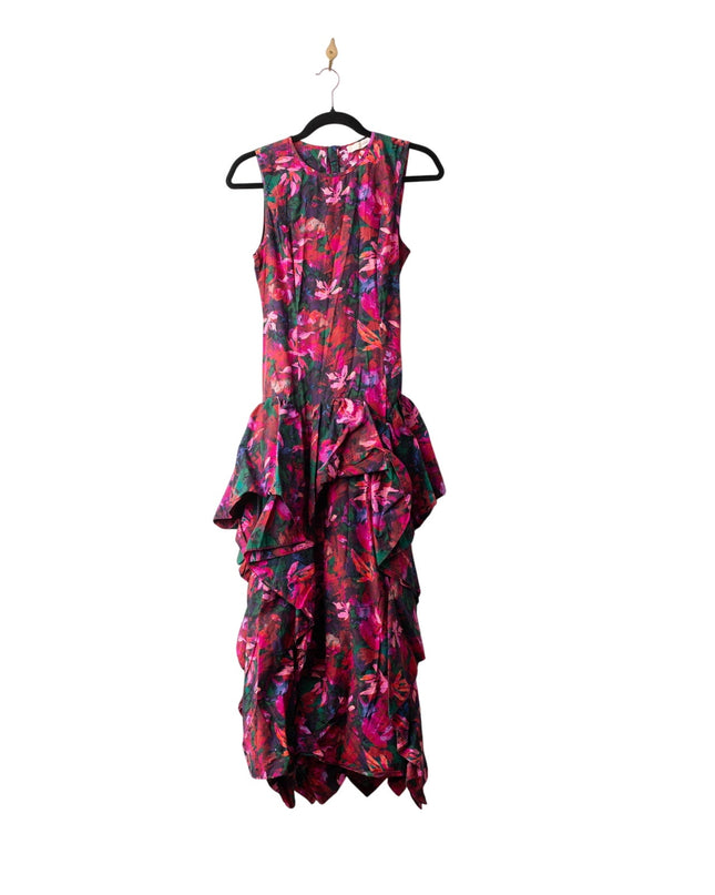 Ulla Johnson Pink Floral Mural Dress