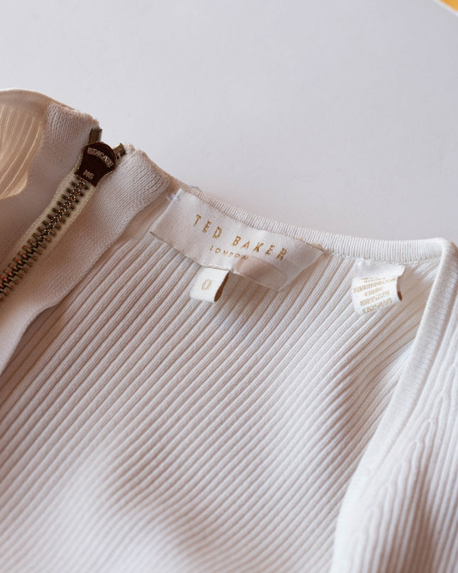 Ted Baker Adalad Dress in White