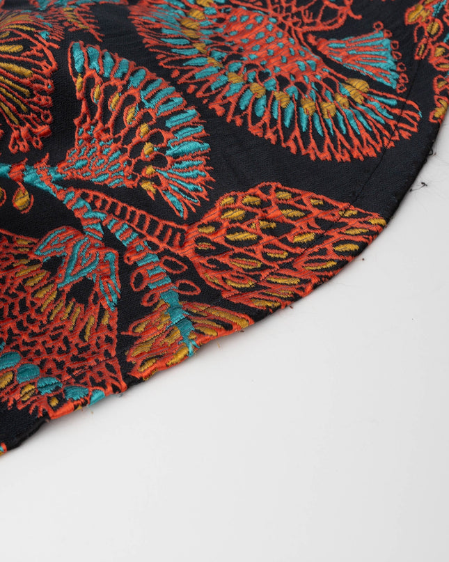 La DoubleJ Milano Black Floral Jersey Skirt