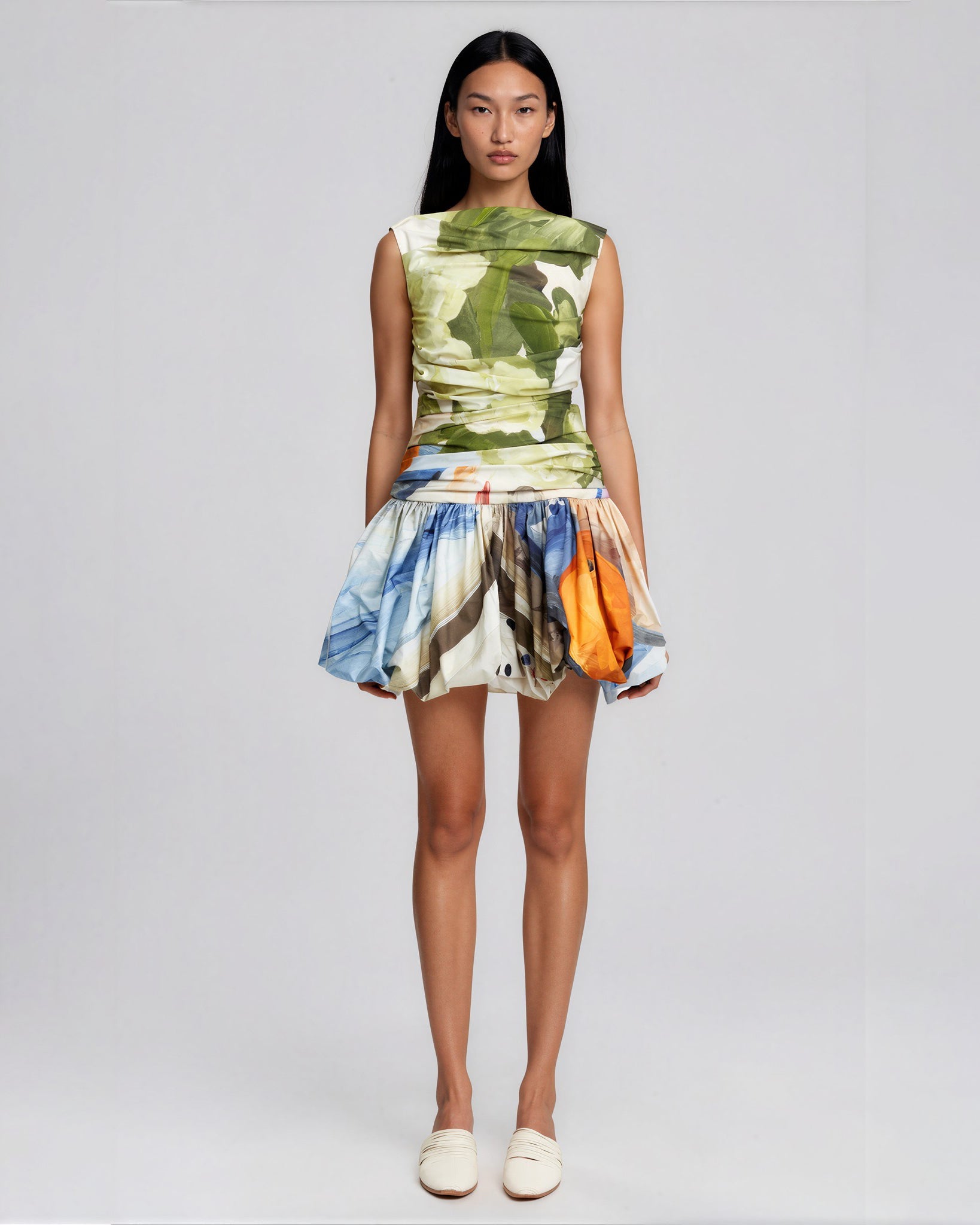 Acler Nershall Sleeveless Bubble-Hem Mini Dress US 10 - Wind & Song