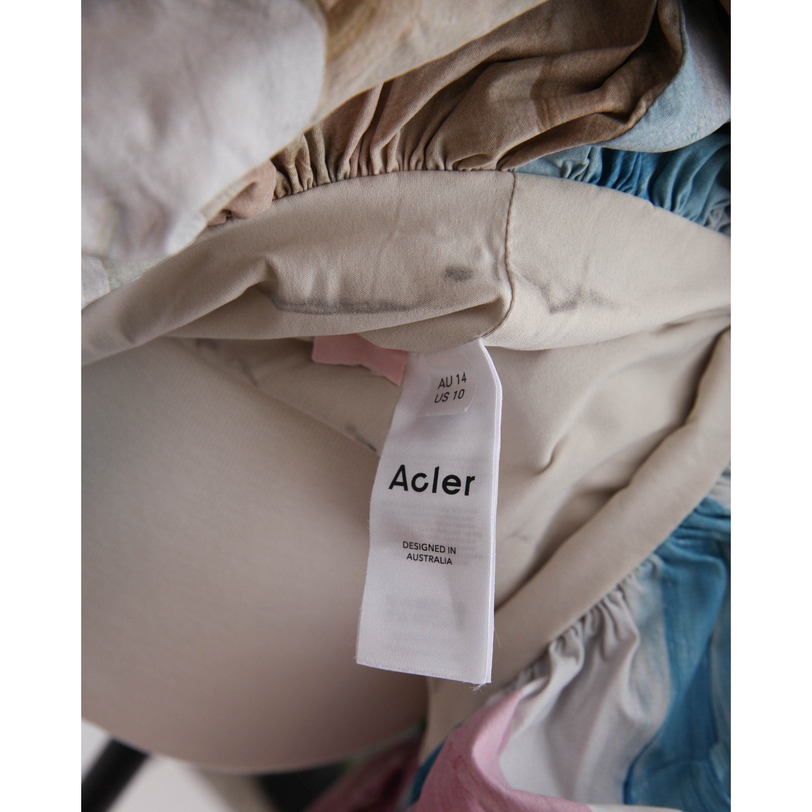 Acler Nershall Sleeveless Bubble-Hem Mini Dress US 10 - Wind & Song