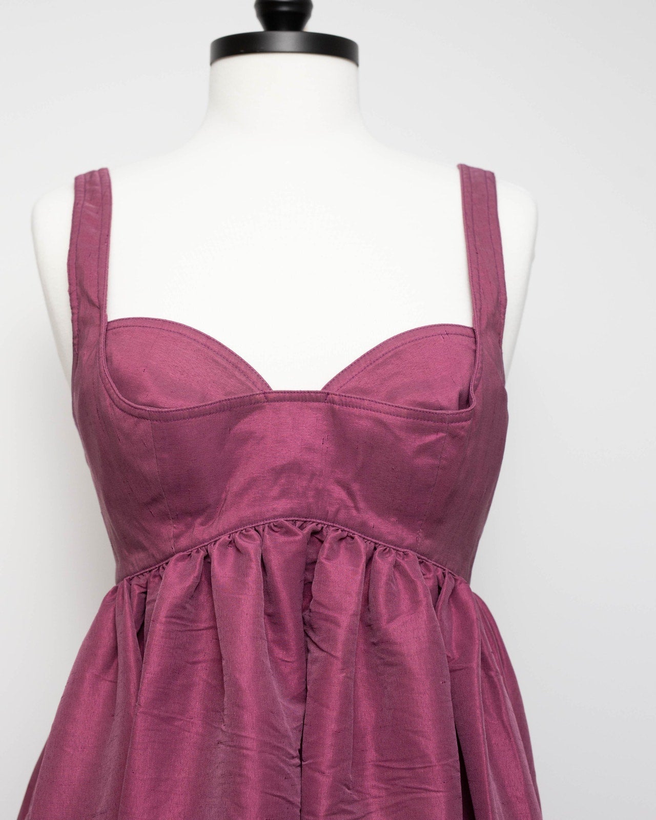 Acler Redin Maxi Dress Purple Ombre Sweetheart Gown Size 8 - Pre - owned - Wind & Song