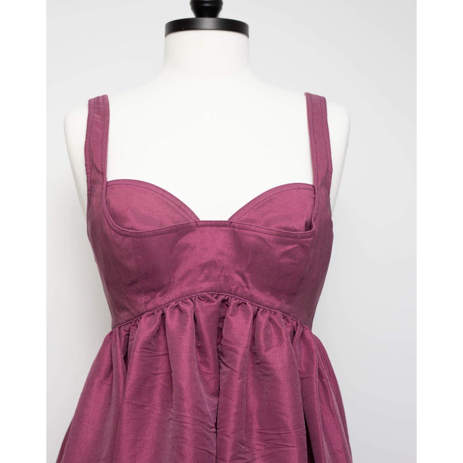 Acler Redin Maxi Dress Purple Ombre Sweetheart Gown Size 8 - Pre - owned - Wind & Song