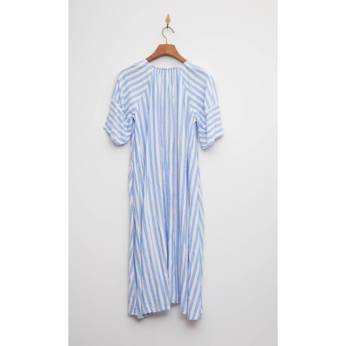 Vanessa Bruno Brooklyn Striped Midi Dress Blue/White Size S