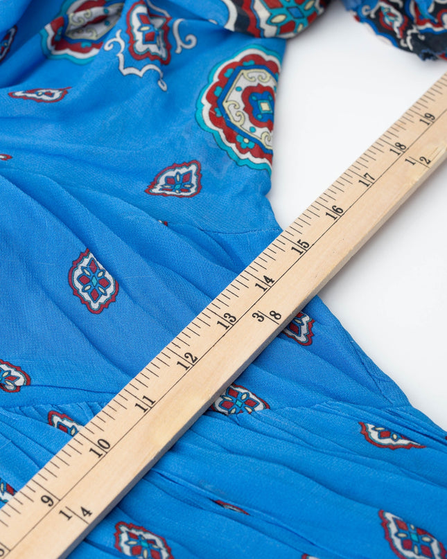 FARM Rio Anika Tiles Blue Maxi Dress