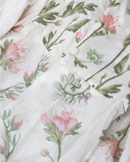 Agua by Agua Bendita Senlis Oasis Off - The - Shoulder Linen Maxi Dress - Wind & Song