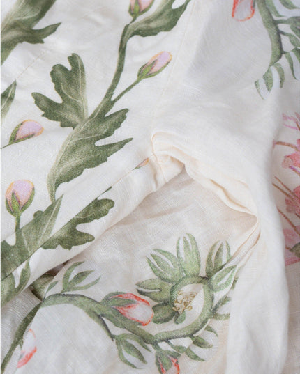 Agua by Agua Bendita Senlis Oasis Off - The - Shoulder Linen Maxi Dress - Wind & Song