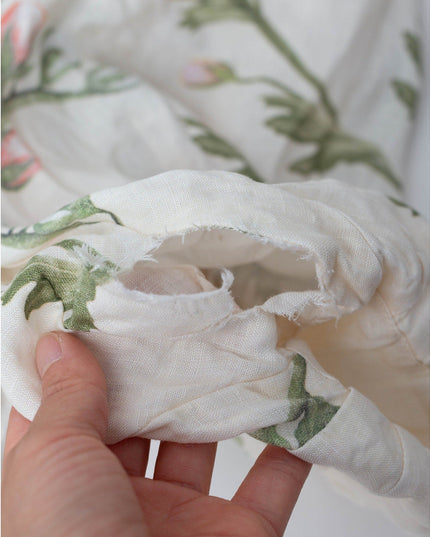 Agua by Agua Bendita Senlis Oasis Off - The - Shoulder Linen Maxi Dress - Wind & Song